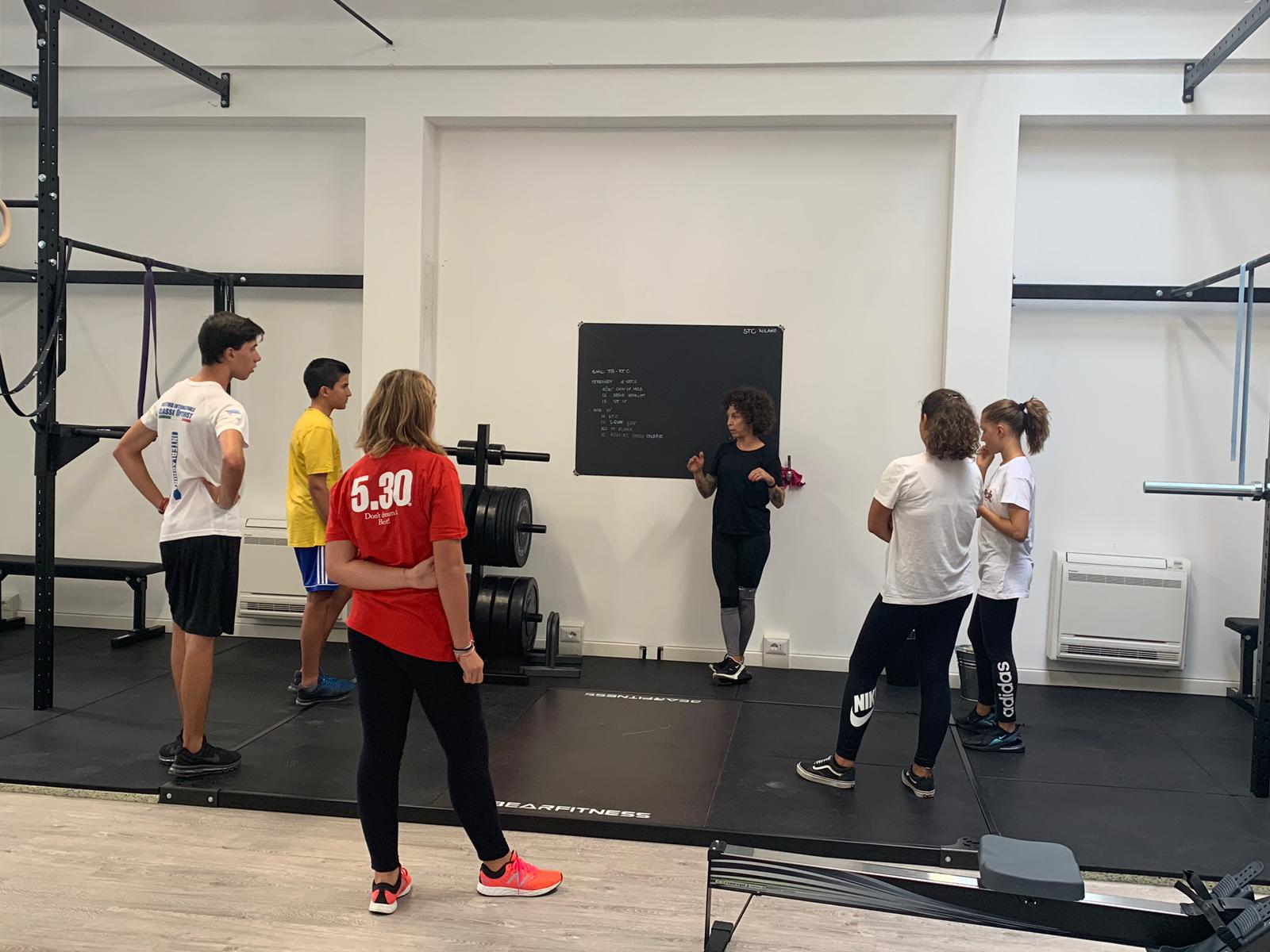 Sessione di personal training STC Milano con Teresa